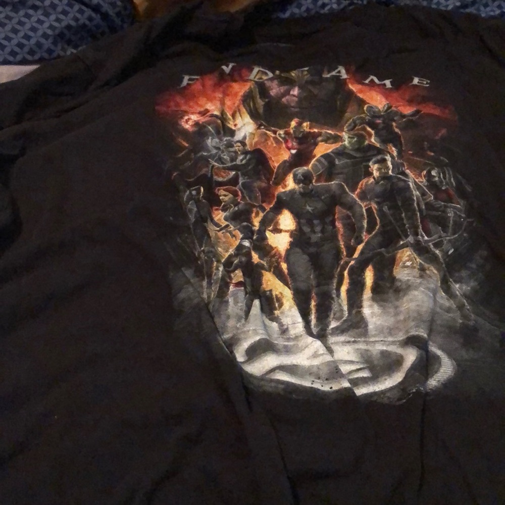 Black avengers endgame T-shirt